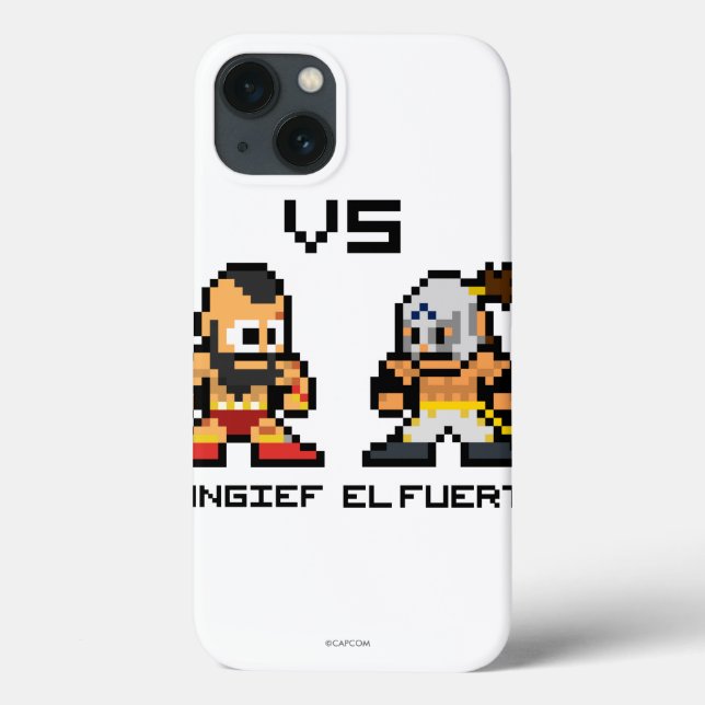 8bit Zangief VS El Fuerte Case-Mate iPhone Case (Back)