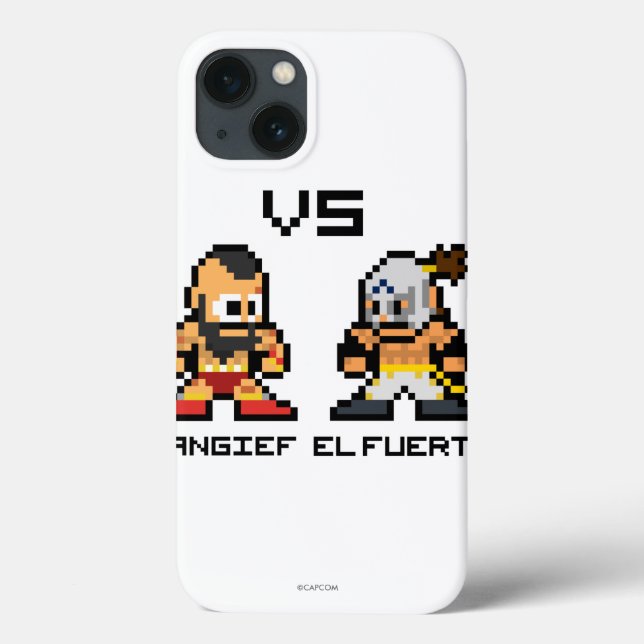 8bit Zangief VS El Fuerte Case-Mate iPhone Case (Back)