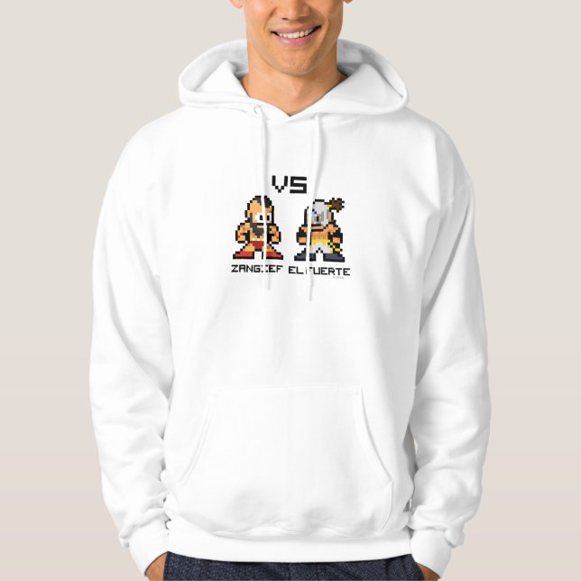 8bit Zangief VS El Fuerte Hoodie (Front)