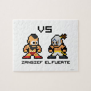 8bit Zangief VS El Fuerte Jigsaw Puzzle