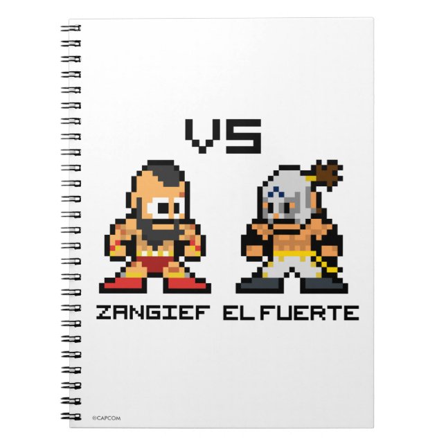 8bit Zangief VS El Fuerte Notebook (Front)
