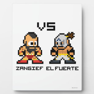 8bit Zangief VS El Fuerte Plaque