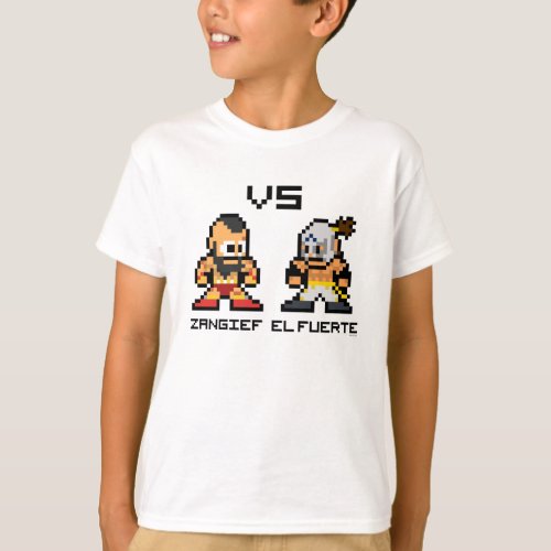 8bit Zangief VS El Fuerte T_Shirt