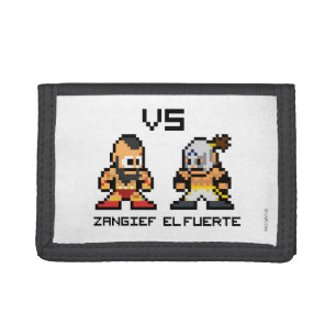 8bit Zangief VS El Fuerte Tri-fold Wallet
