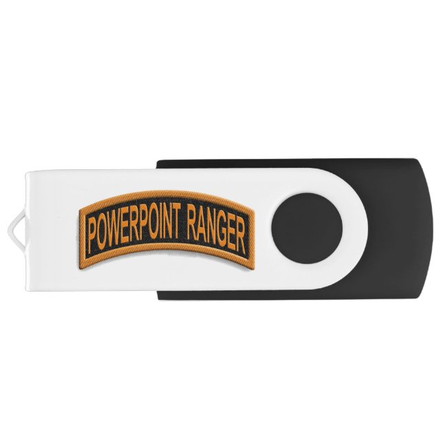 8GB Powerpoint Ranger Thumbdrive Flash Drive (Back)