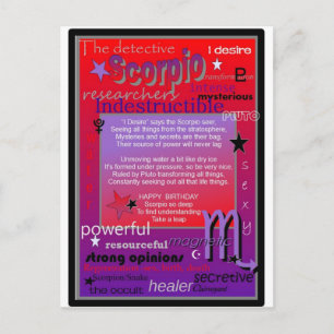 8SCORPIO.jpg Postcard