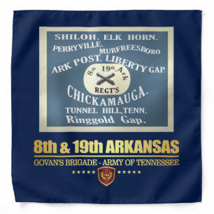 8th & 19th Arkansas Infantry (F10) Bandana
