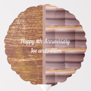 8th Anniversary, Bronze and Pottery Balloon