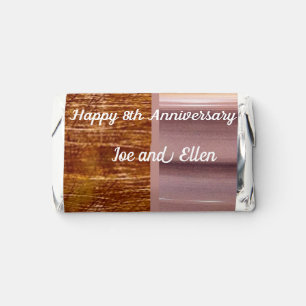 8th Anniversary, Bronze and Pottery Hershey's Miniatures