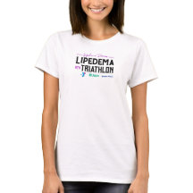 8th Annual Lipedema Triathlon White T-Shirt