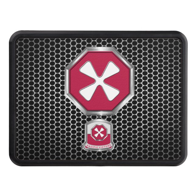 8th Army Customized Patch  Hitch Cover (Front)