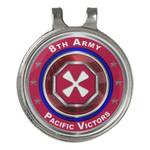 8th Army “Pacific Victors” Golf Hat Clip