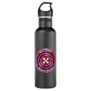 8th Army “Pacific Victors” Stainless Steel Water Bottle