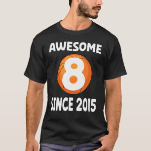 8th birthday basketball player T-Shirt