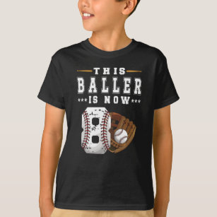 Printable Baseball 8th Birthday Boy Shirt Template DIY