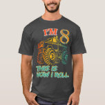 8th Birthday Gifts I'm 8 This Is How I Roll Monste T-Shirt<br><div class="desc">8th Birthday Gifts I'm 8 This Is How I Roll Monster Truck  .</div>