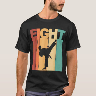 8th Birthday Karate Taekwondo Theme 8 Year Old T-Shirt