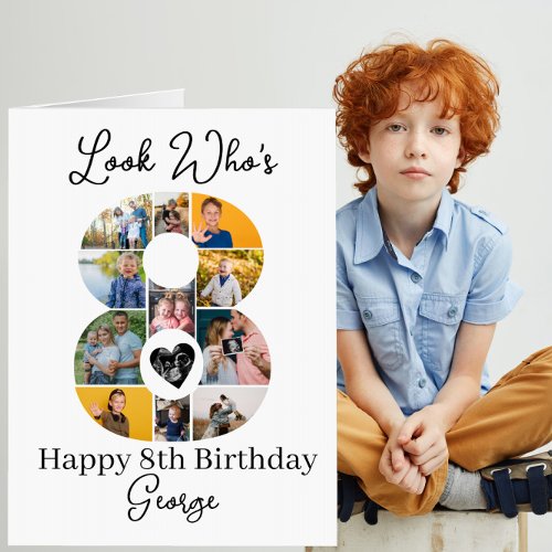 8th Birthday Photo Collage custom Keepsake 