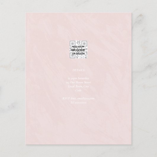 8TH Birthday Photo Collage Invite Boy Girl Mixed (Back)