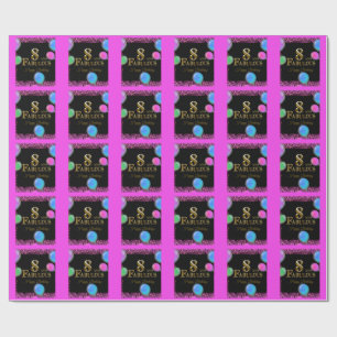 8th Birthday Wrapping Paper