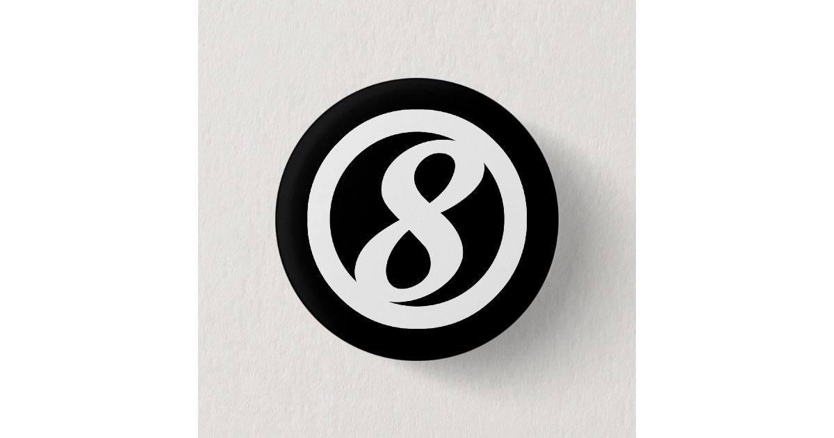 8th Circle Button | Zazzle