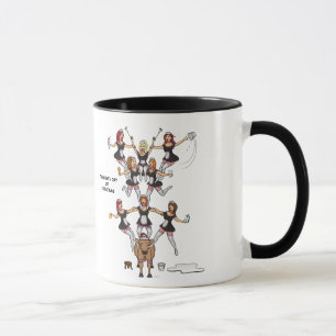 8th Day of Christmas (Eight Maids a-Milking) Mug