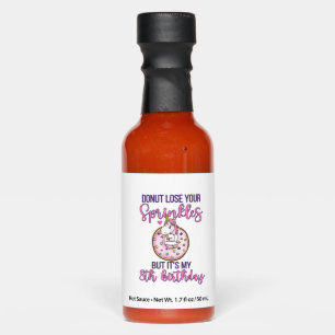 8th Donut Birthday Party Unicorn Eight Year Old Sw Hot Sauces