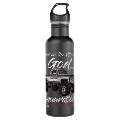 8th GodJimmySquarebody TruckSuburbanBlazerSil Stainless Steel Water Bottle