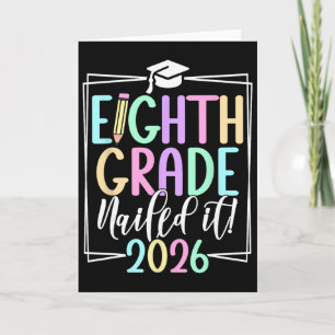 8th Grade 2026 Middle School Graduation _1  Card