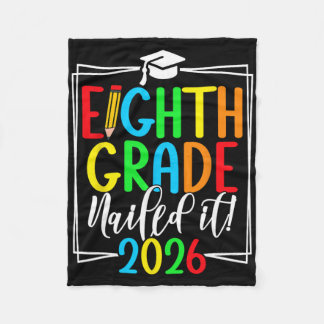 8th Grade 2026 Middle School Graduation _2  Fleece Blanket