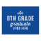 8th grade graduate blue yard