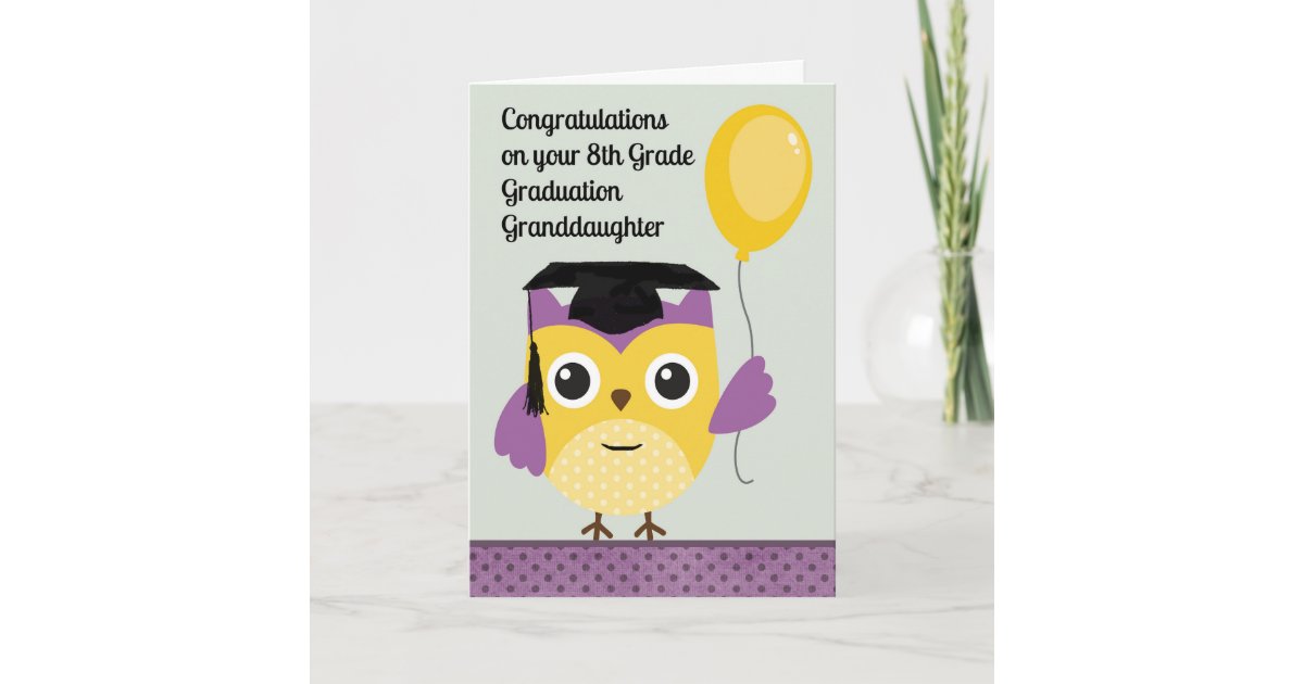 8th grade graduation card Greeting Congratulations Graduate - with Shooting Stars This paper card includes the following themes Graduation Red Door Inspirations
