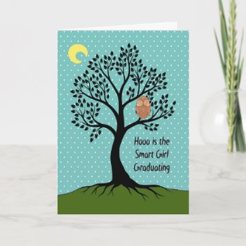 8th Grade Graduation Card For Smart Girl by RosieCards at Zazzle