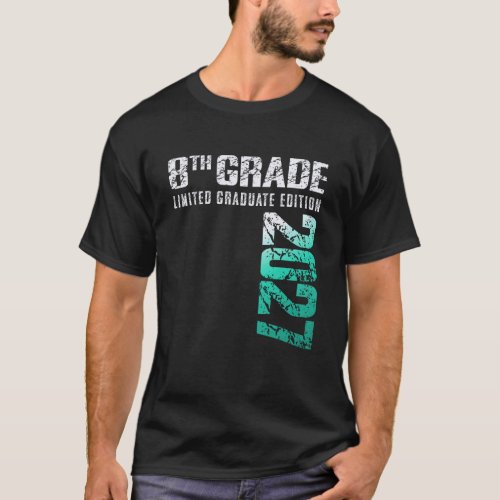 8th Grade Graduation Class of 2027 T-Shirt