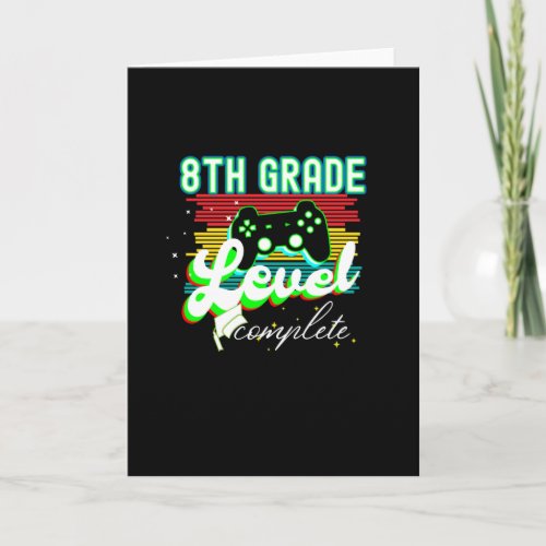 8th Grade Graduation Gamer Graduation Card