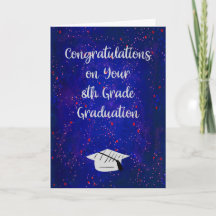 what to write in an 8th grade graduation card Qiliji High School Card, Congratulations Graduation Cards for Grade, Grad Gift for Student Daughter Son, You Graduated Just Go Back To School Again : Office Products The 140 Best Graduation Card