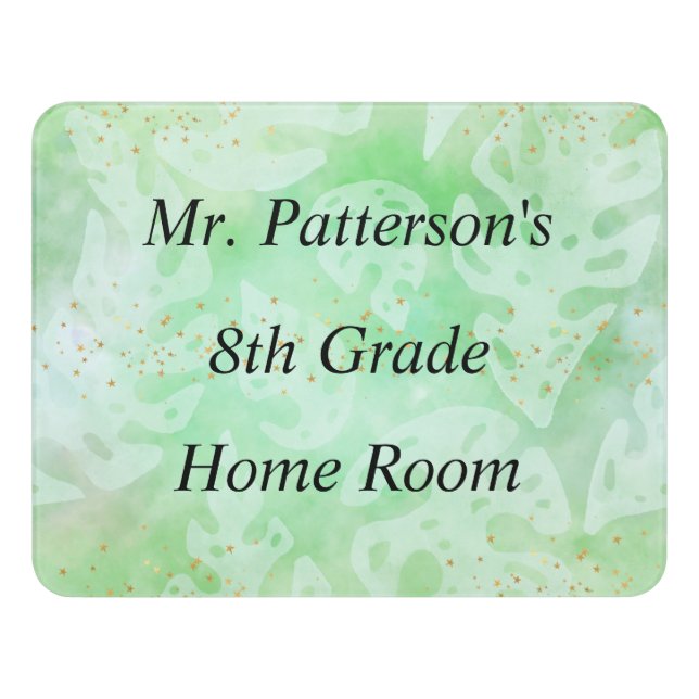 8th Grade Home Room Sign (Contemporary Front)