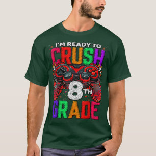 8th Grade Level Unlocked Game On 8th Grade Back To T-Shirt
