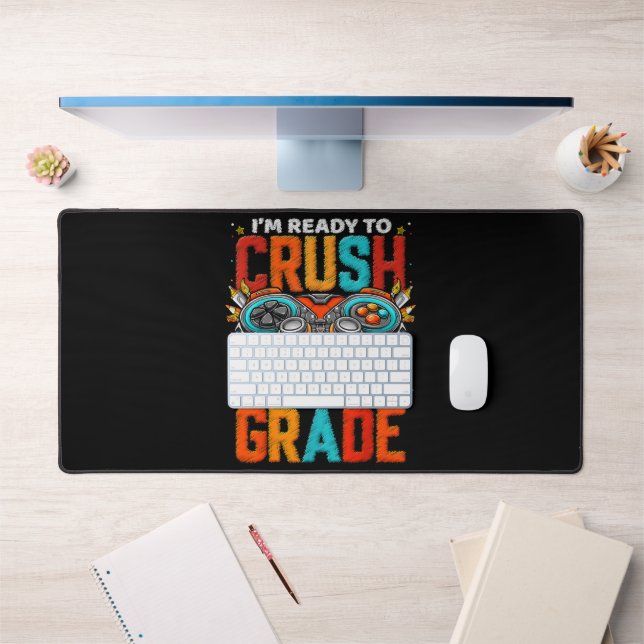 8th Grade Level Unlocked Game On Back To School  Desk Mat (Office 1)