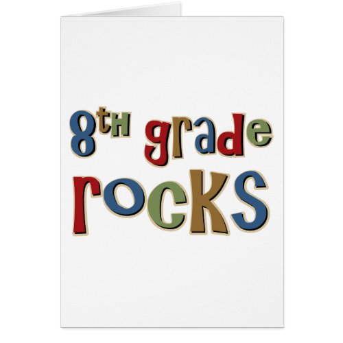 8th Grade Rocks Eighth