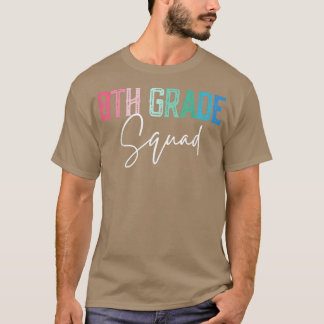 8th Grade Squad Appreciation Day Cute Hello Back T T-Shirt