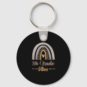 8th Grade Vibe Eighth Grade Back to School Keychain