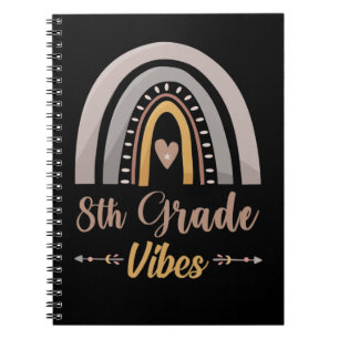 8th Grade Vibe Eighth Grade Back to School Notebook