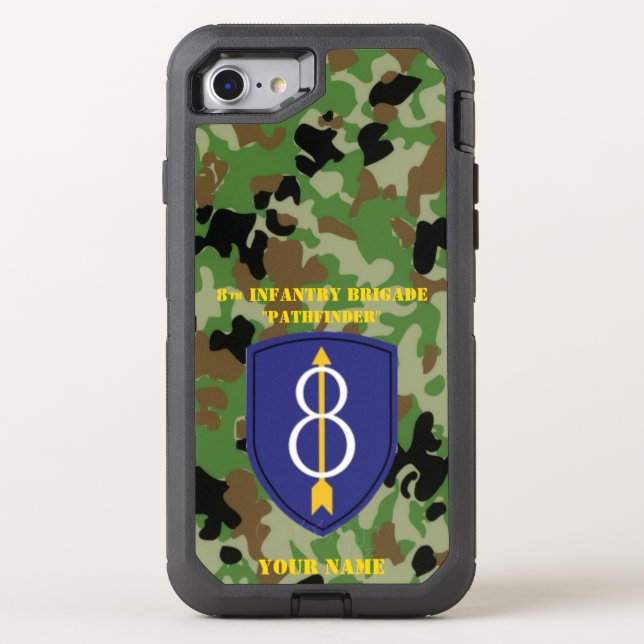 8th INFANTRY BRIGADE Otterbox iPhone Case (Back)