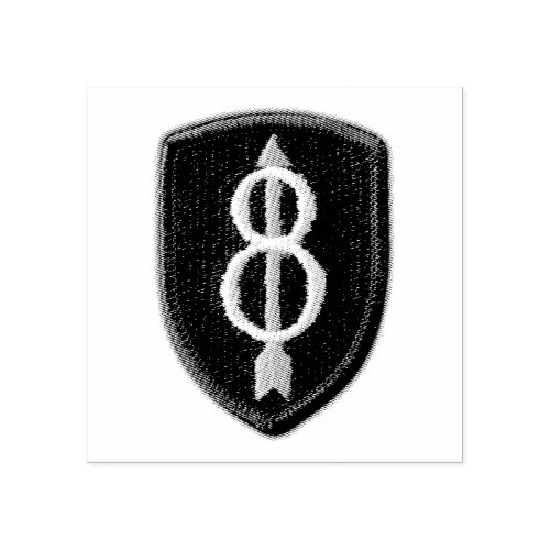 8th infantry division 8th ID veterans vets Patch Rubber Stamp