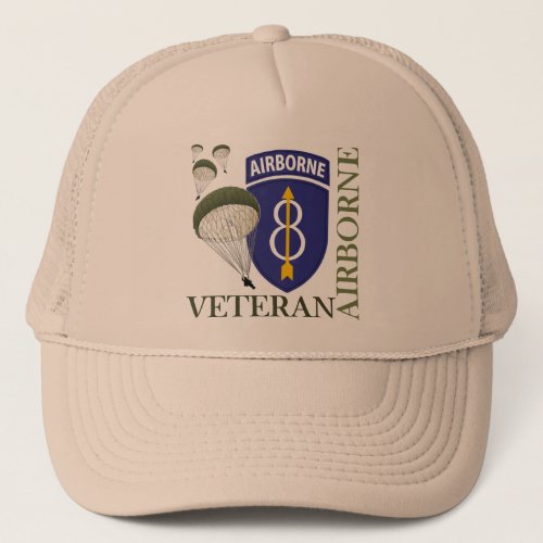 8th Infantry Division Airborne Trucker Hat