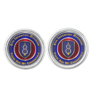 8th Infantry Division Cufflinks