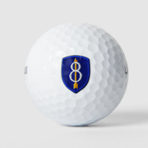 8th infantry division lrrps recon veterans vets golf balls