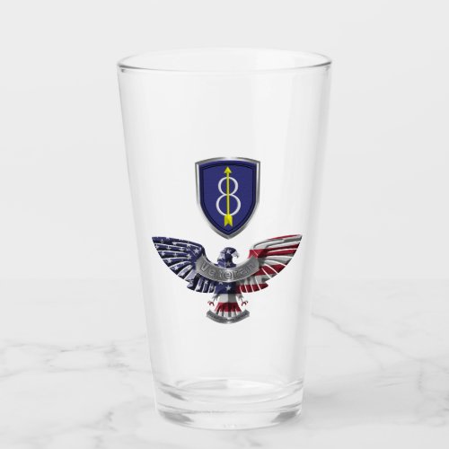 8th Infantry Division Pathfinder Eagle Glass