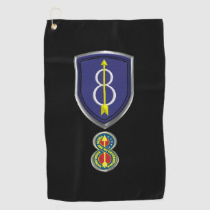 8th Infantry Division “Pathfinder” Patch Golf Towel